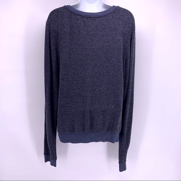 Dream Scene Less Work Graphic Raglan Sweatshirt Size Large - Picture 5 of 7